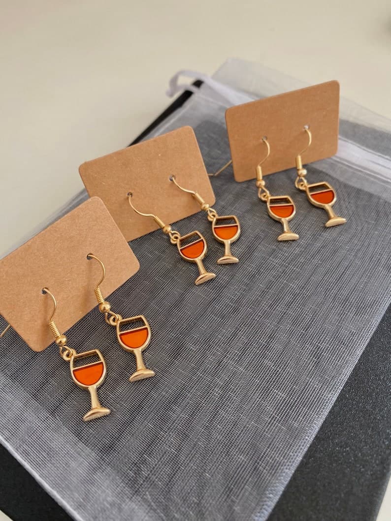 Aperol Ohrringe Ansicht 4